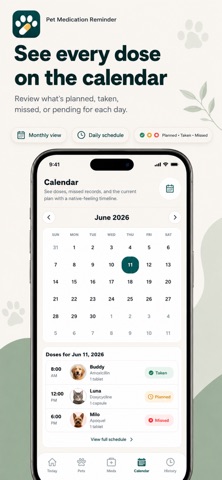 Pet Medication Reminder App Screenshot 4 of 6