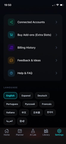 AI SMM Postmatic: Scheduling screenshot