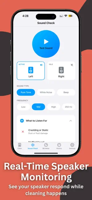 Speaker Cleaner ‒ Clear Wave iPhone screenshot 2