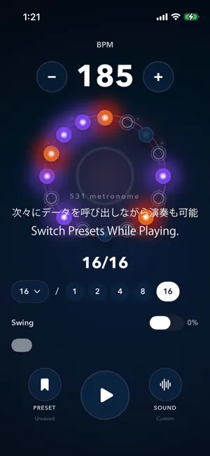 531 metronome screenshot 2