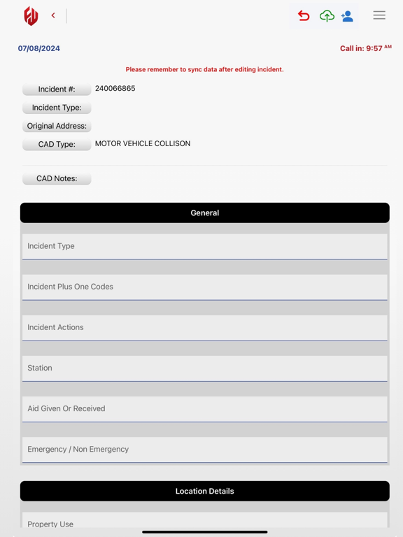 FireWorks Response App Lite iPad screenshot 4 - Productivity app