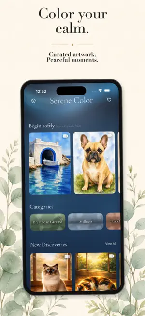 Serene Color: Adult Coloring screenshot 1