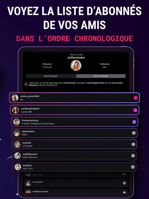 Screenshot #6 pour Report King: IG followers
