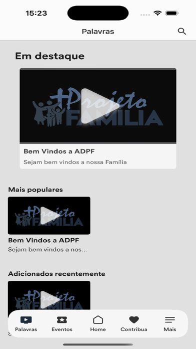 Screenshot #2 pour A. D. Projeto Família
