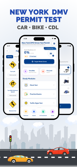 NY DMV Permit - Practice Test Screenshot 1 of 10