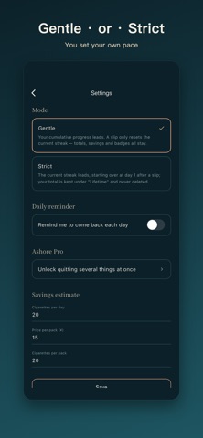 Ashore: Quit Smoking & Sober Screenshot 5 of 5