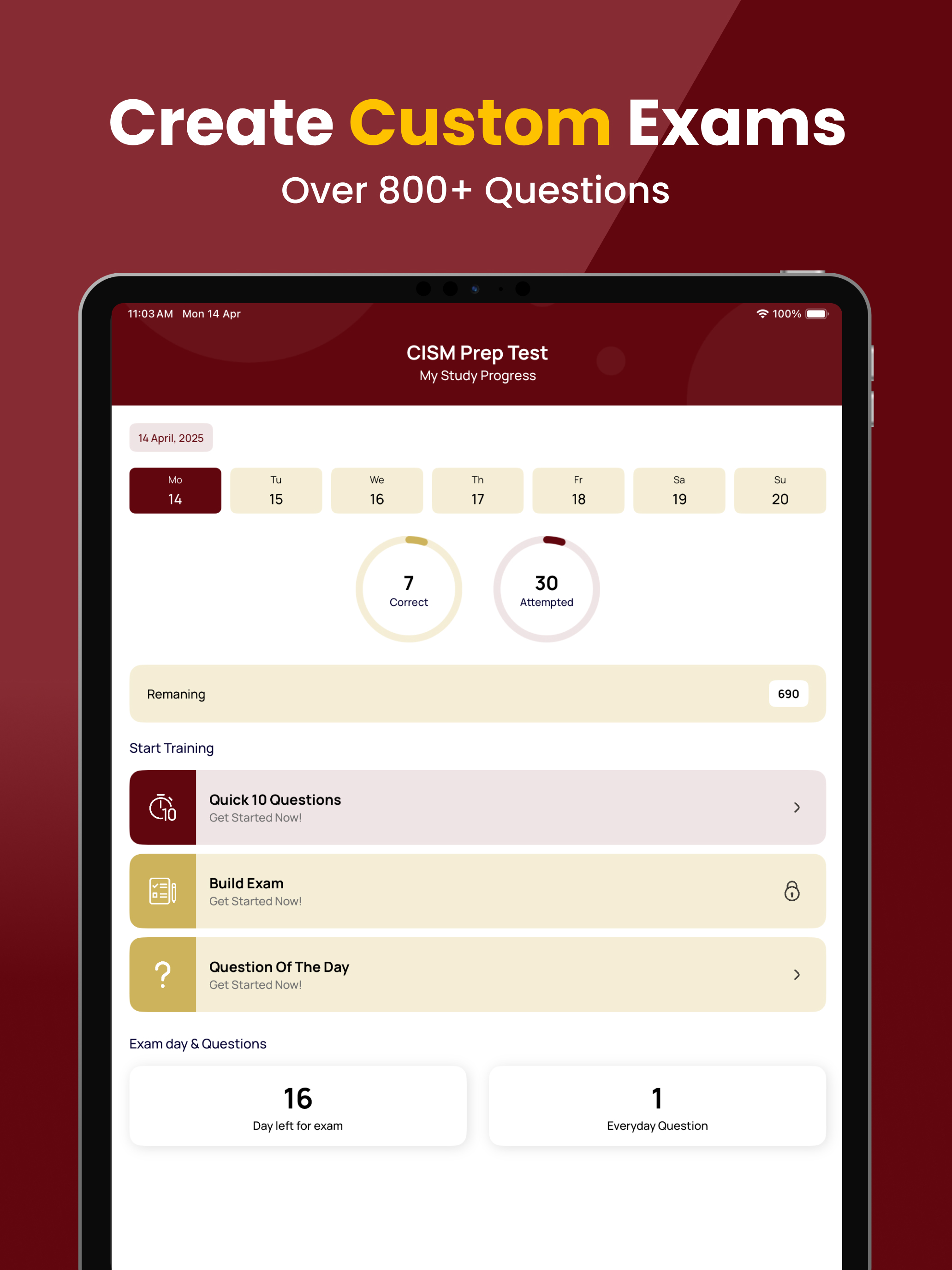 CISM Practice Test & Exam Prep
