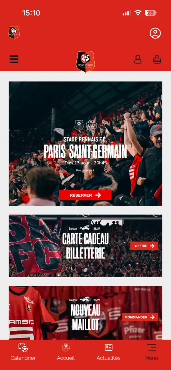 Screenshot #3 pour Stade Rennais F.C.
