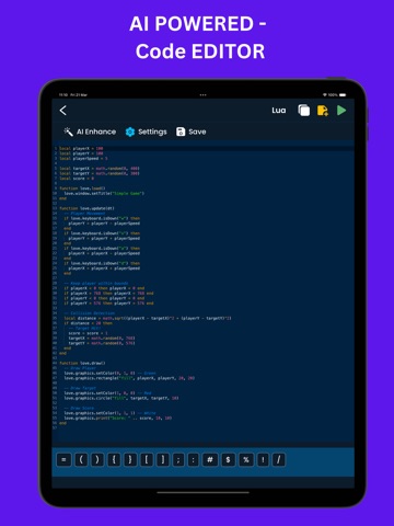 Learn Lua - Game Scripting iPad screenshot