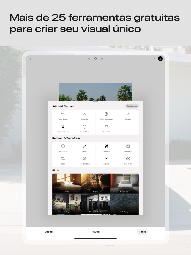 ‎Snapseed: editor de fotos Screenshot