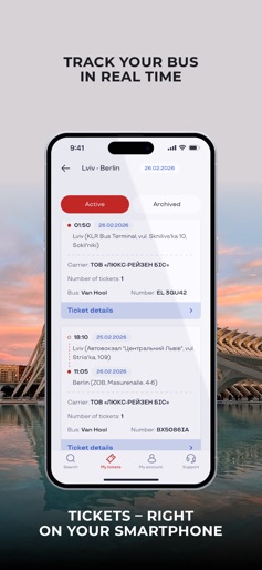 KLR Bus - Tickets to Europe screenshot 5