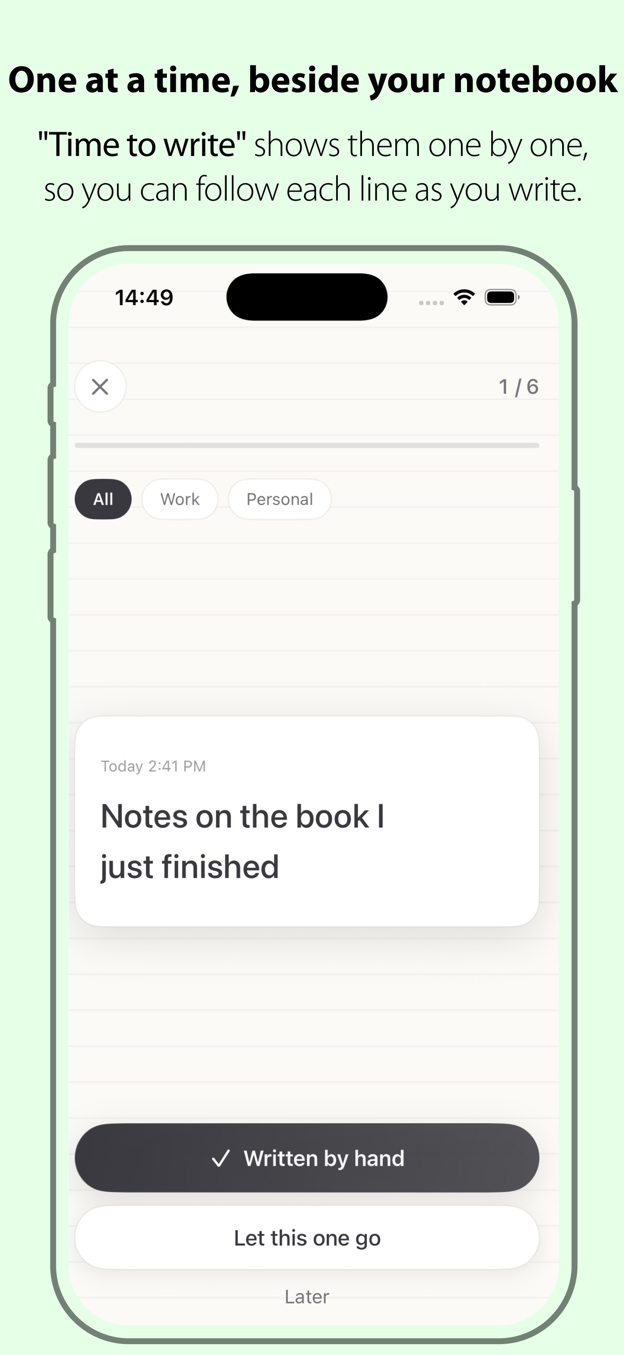 Screenshot 3 of Later, on Paper