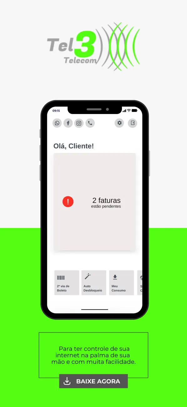 Screenshot #1 pour Tel3 App
