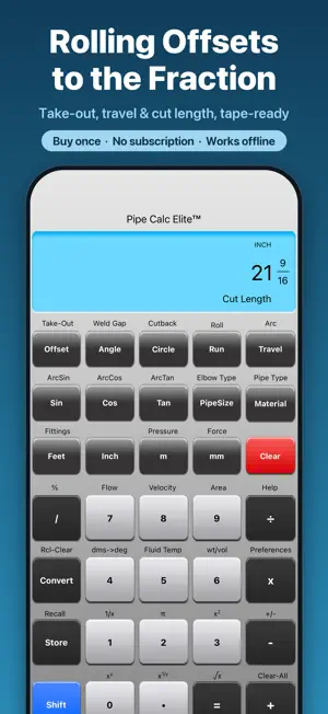 Pipe Calc Elite screenshot 1