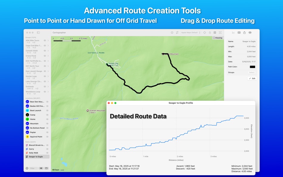 #2. Squirrel Point Cartographer (macOS) By: Squirrel Point Studios