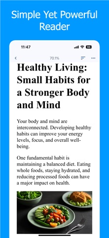 PuRead - Pure Efficient Reader Screenshot 3 of 7