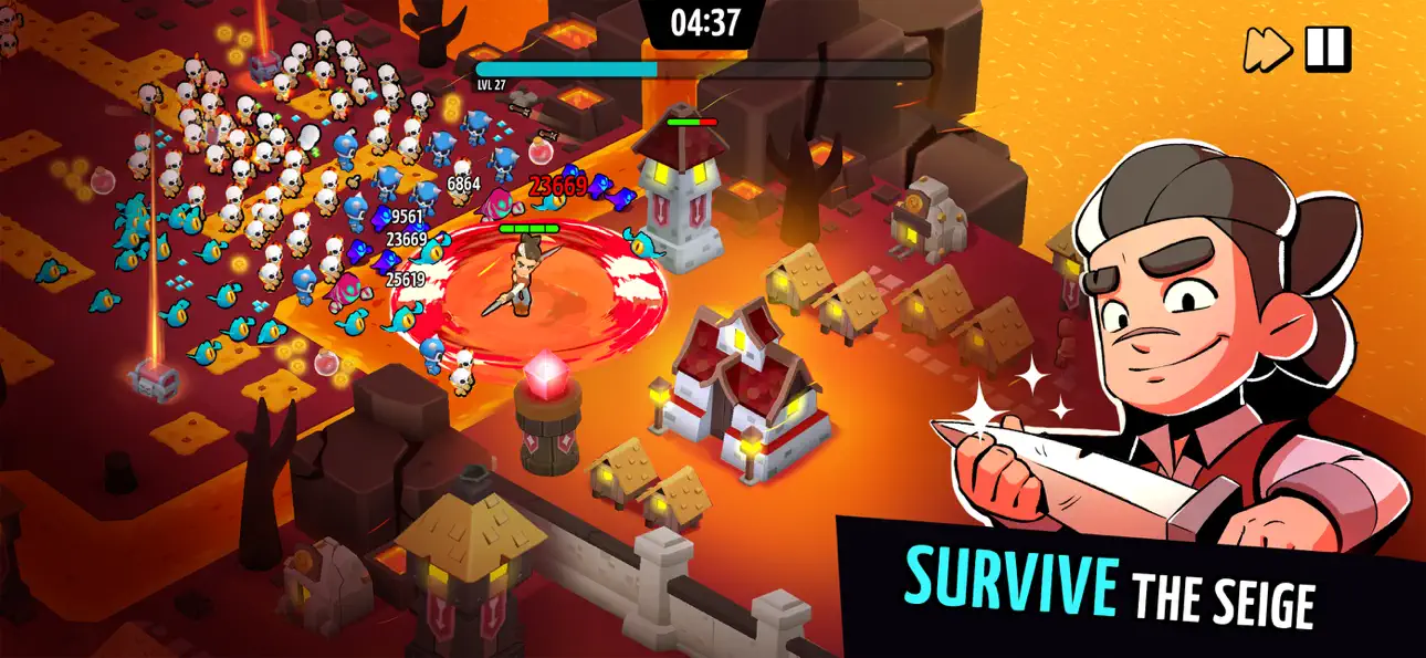 Vampirio: Defend & Survive Hack screenshot 3 - iOS game interface