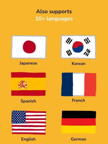 Language Diary: LangJournal iPad screenshot