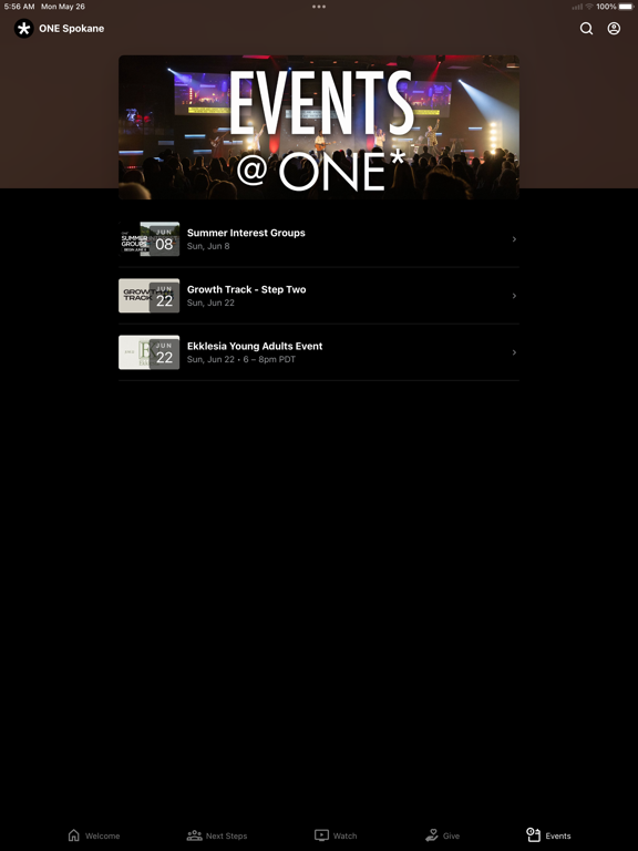 ONE Spokane iPad screenshot 5 - Lifestyle app