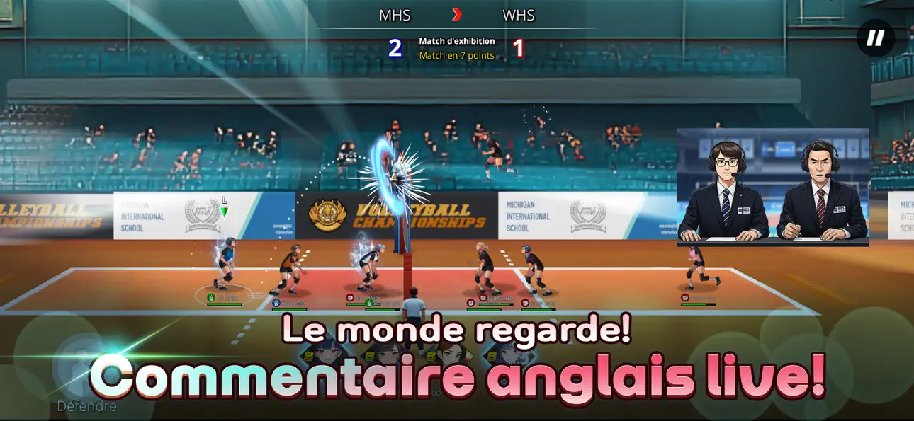 Volley Girls: Volleyball SPIKE Hack screenshot 2 - iOS game interface