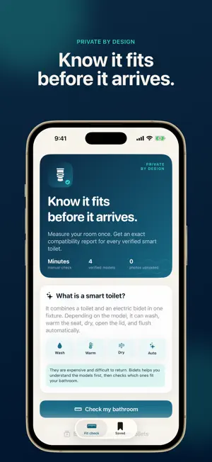 Bidets: Smart Toilet Fit screenshot 1