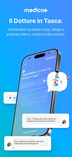 Medico + Assistente Salute AI screenshot 1