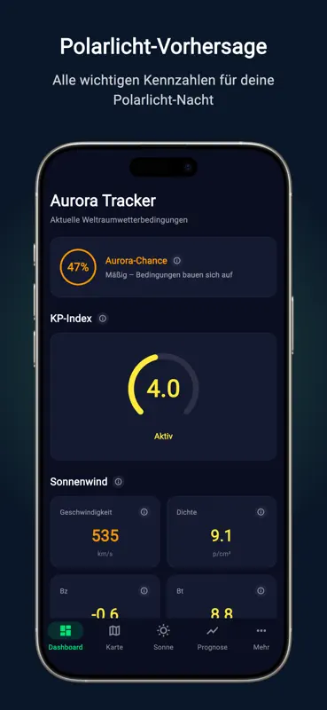 Aurora Tracker - Polarlichter screenshot 1 of 5