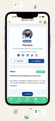 B2B/2GO - Event App screenshot