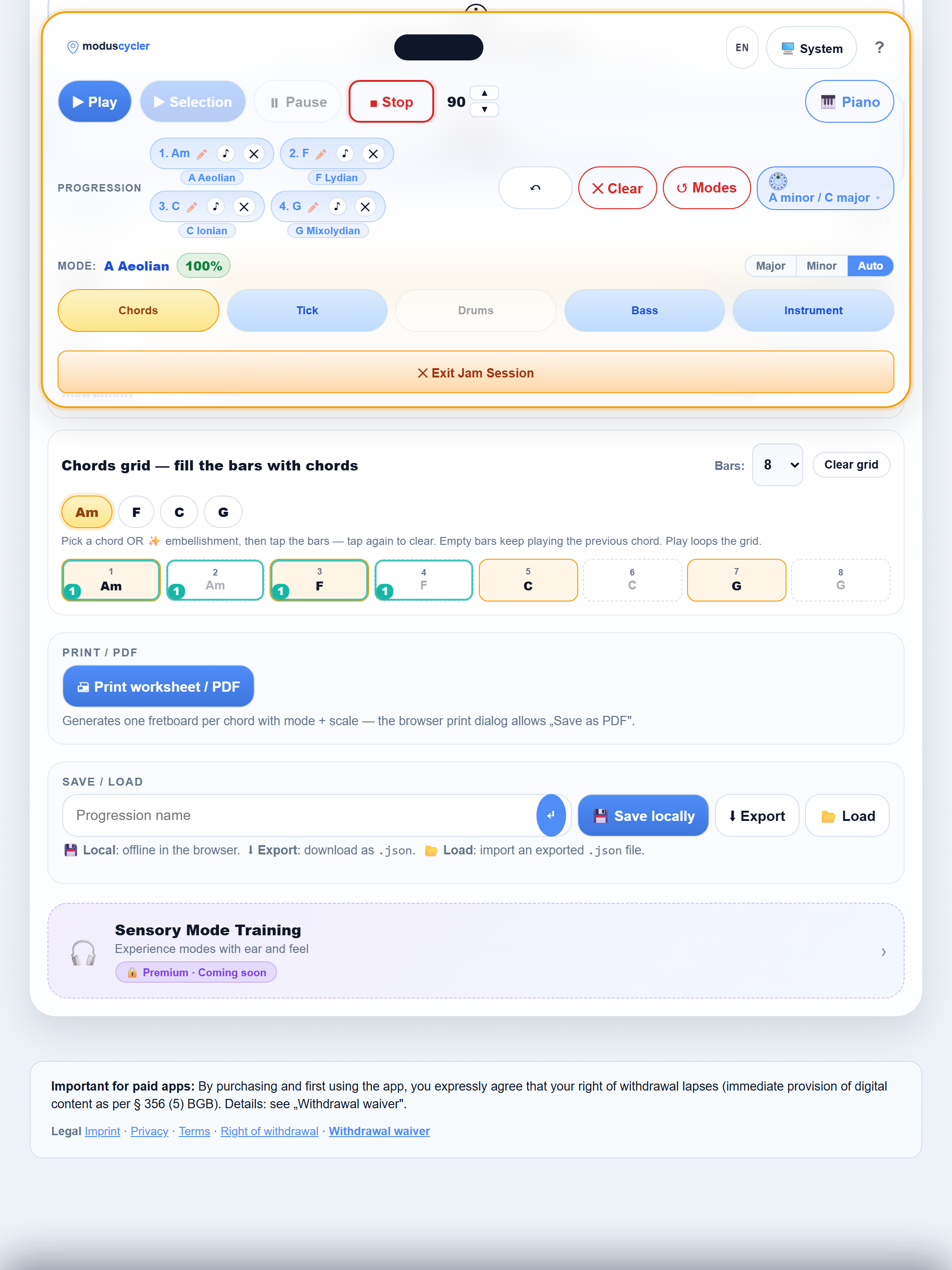 ModusCycler — Modi & Jamming screenshot 13