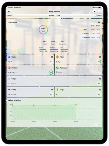 StreamFit Member iPad screenshot