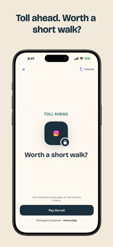 Earn your screen time: Unlockd iPhone screenshot