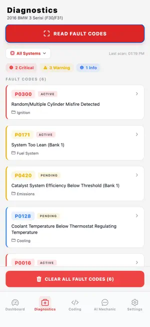 CarCoding: OBD2 Car Scanner screenshot 2