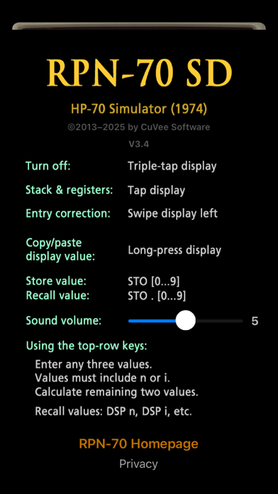 RPN-70 SD Screenshot