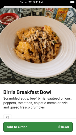 Tulum Fresh Mexican Grill iPhone screenshot 3 - Food & Drink app