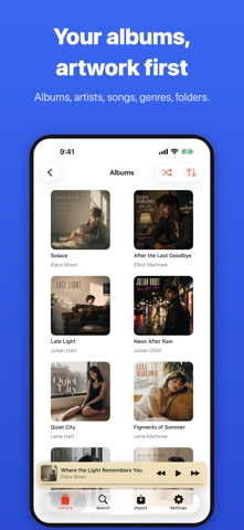 bMusic: FLAC, MP3 Music Player iPhone screenshot