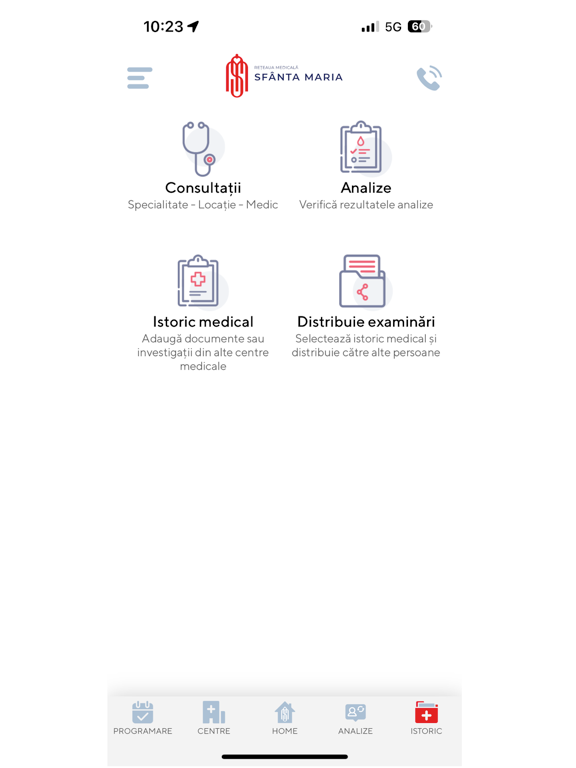 Sfanta Maria iPad screenshot 3 - Medical app