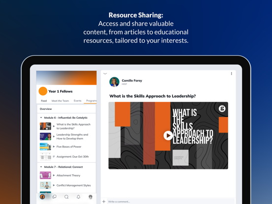 Sullivan Foundation Network iPad screenshot 4 - Social Networking app