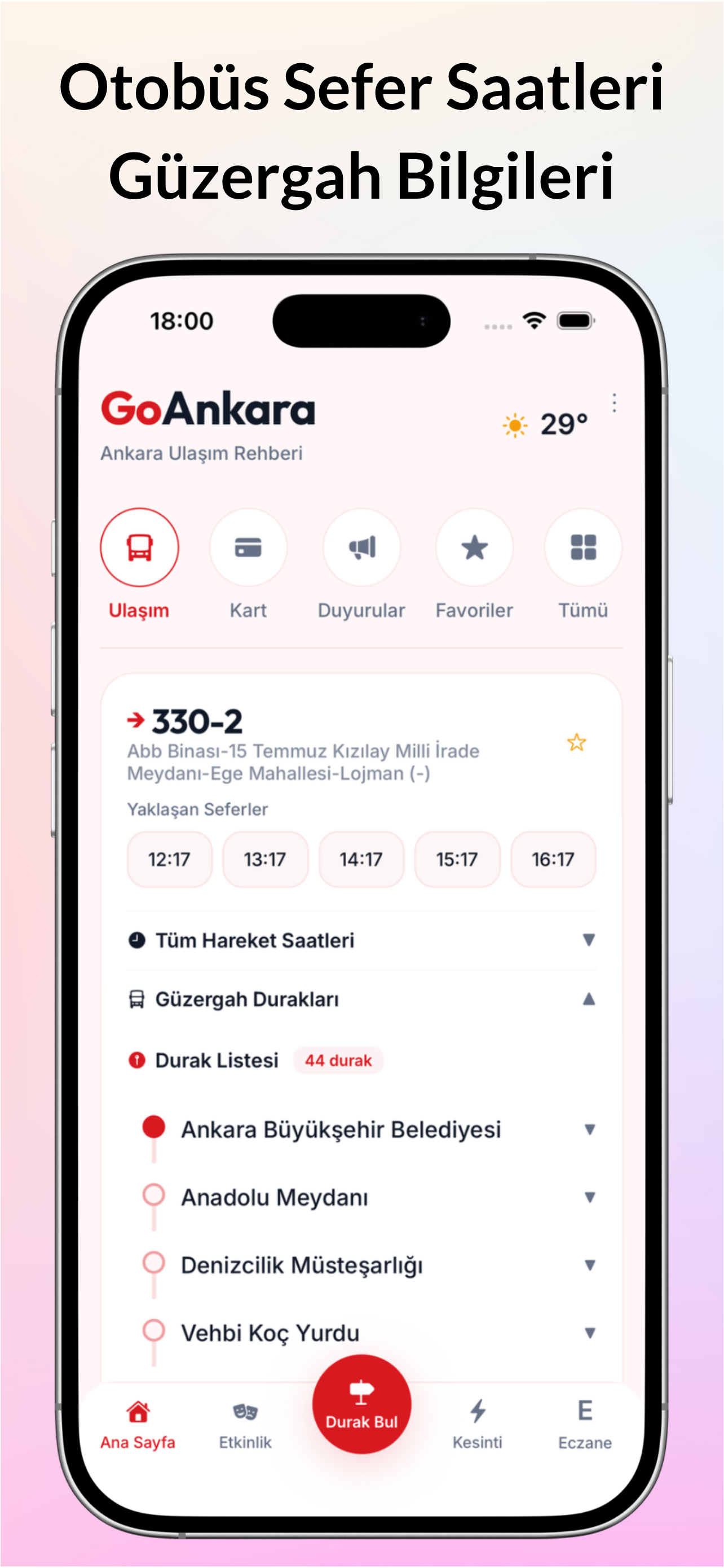 Ankara Ulaşım Rehberi-GoAnkara screenshot 3