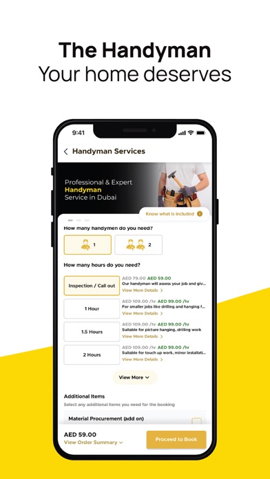 YellowZap - Home Services App Screenshot
