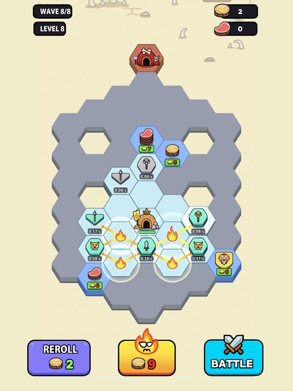 Hex Clash - Merge Battle screenshot 12