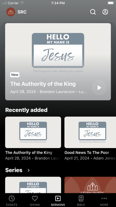 Seven Rivers Church Screenshot