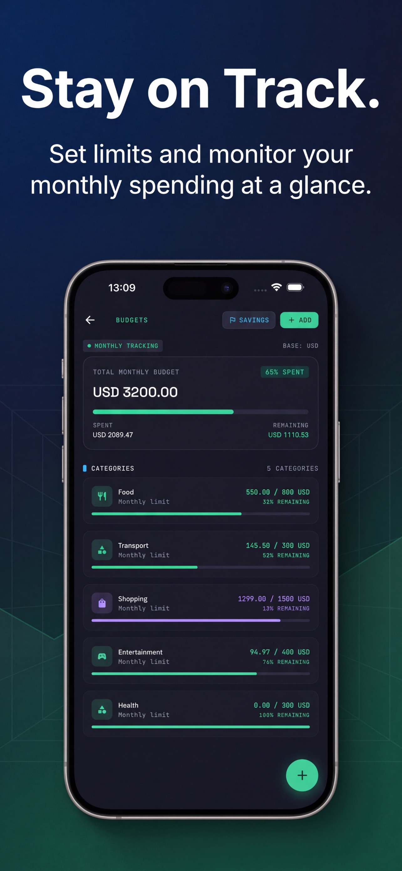 Screenshot 2 of Perpetuity: Expense Tracker