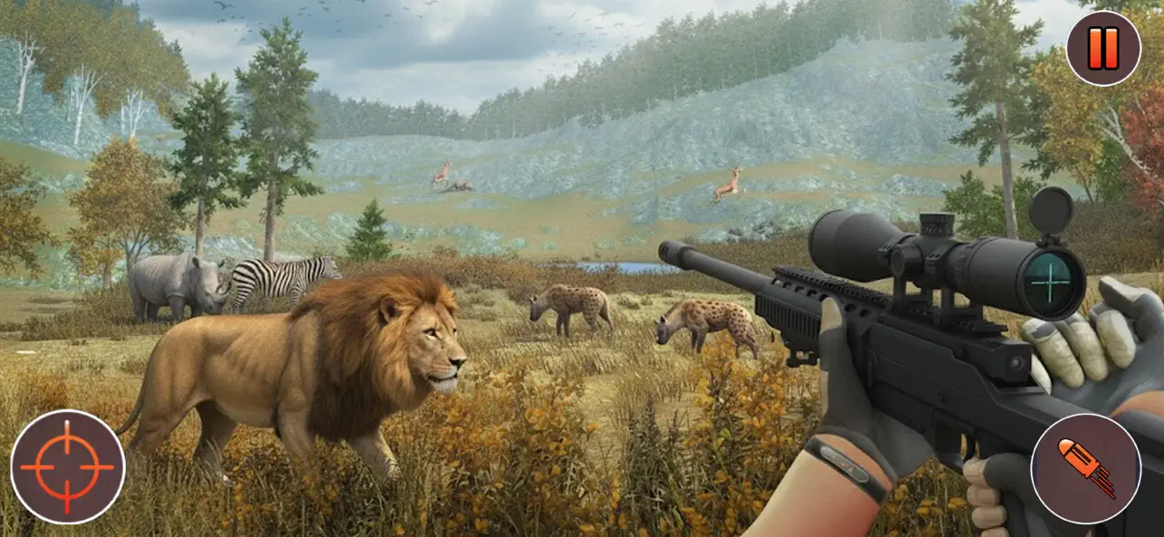 Screenshot #1 pour Safari Chasse Simulateur 4x4