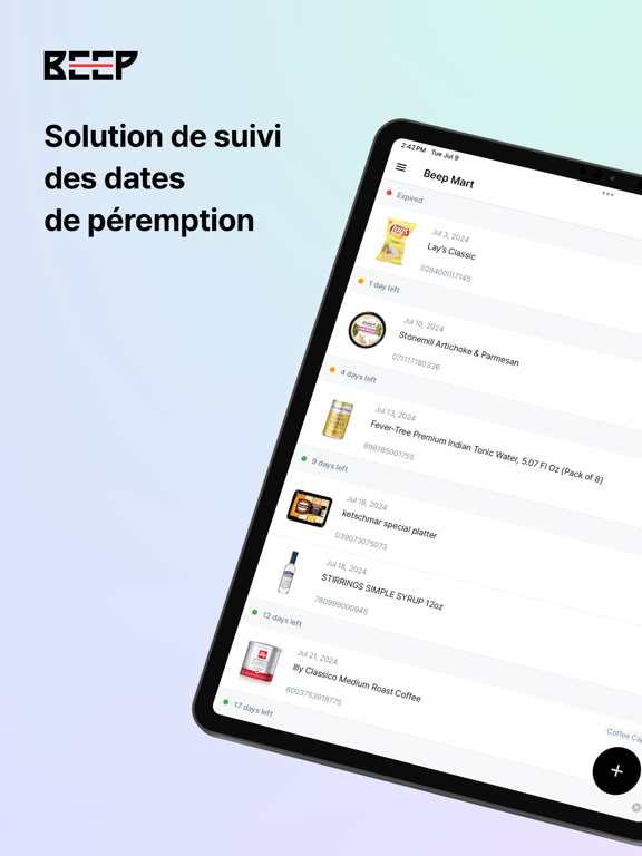 Screenshot #4 pour Beep - Expiry Date Tracking