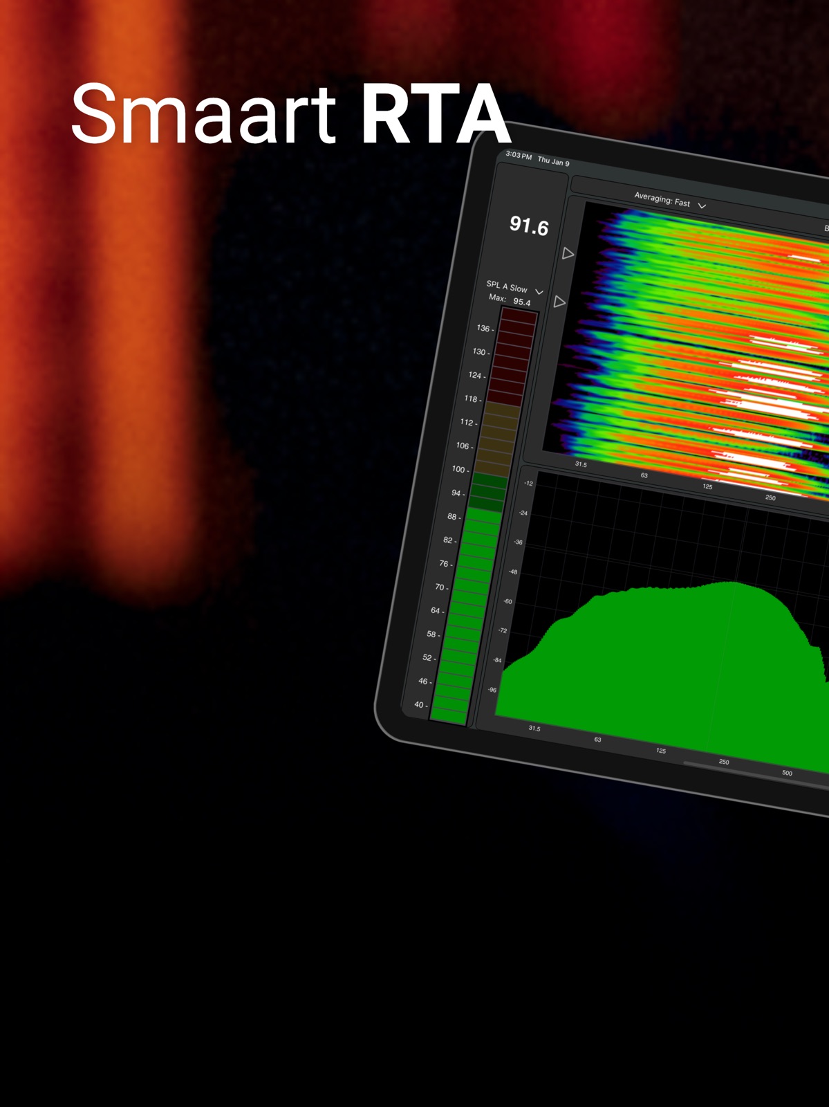 Smaart RTA ipad screenshot 1