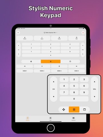 Android TV Remote Control. iPad screenshot