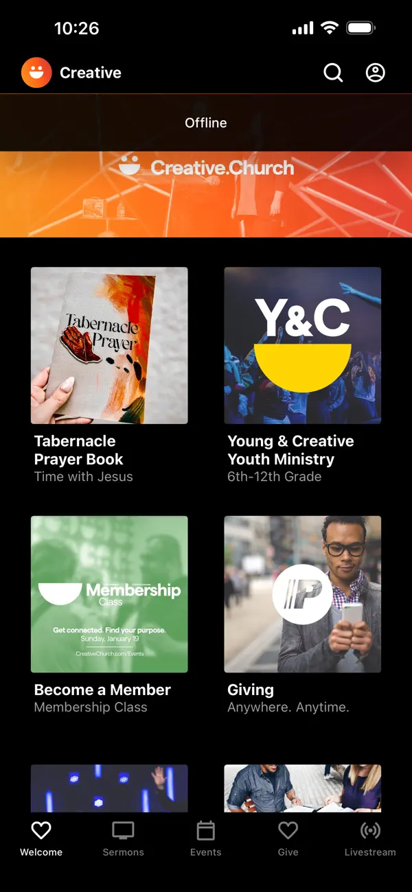 Screenshot #1 pour Creative Church