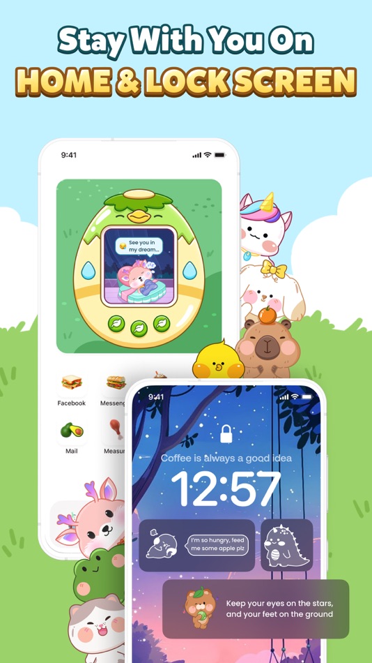 #4. Care Pet Game - Screen Widget (iOS) 由: LeoStudio Global
