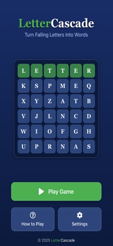 Letter Cascade: Falling Words Screenshot 4 of 10