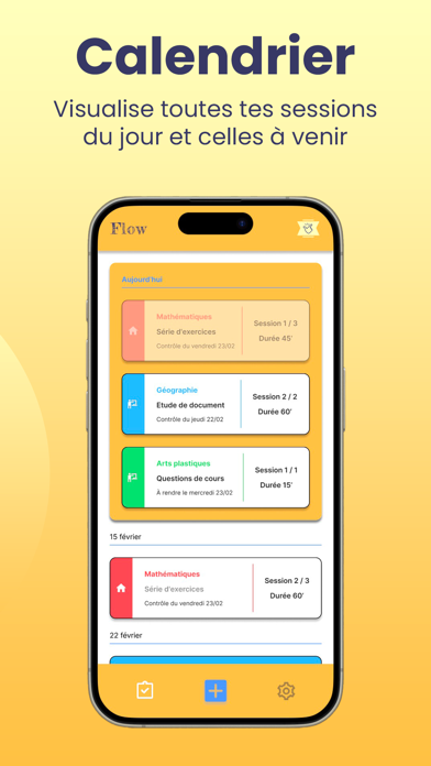 Flow - Planning Aide Au Devoir Screenshot